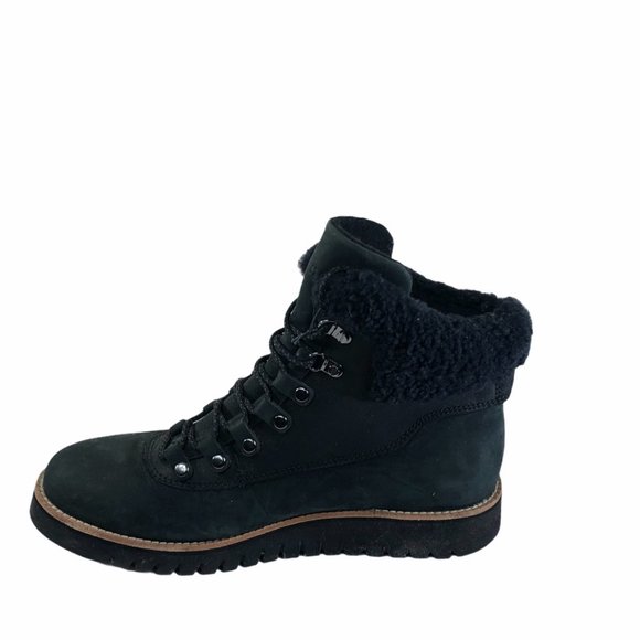 Cole Haan GrandExplorer Black Leather Hiker Boot 8 - Picture 2 of 9